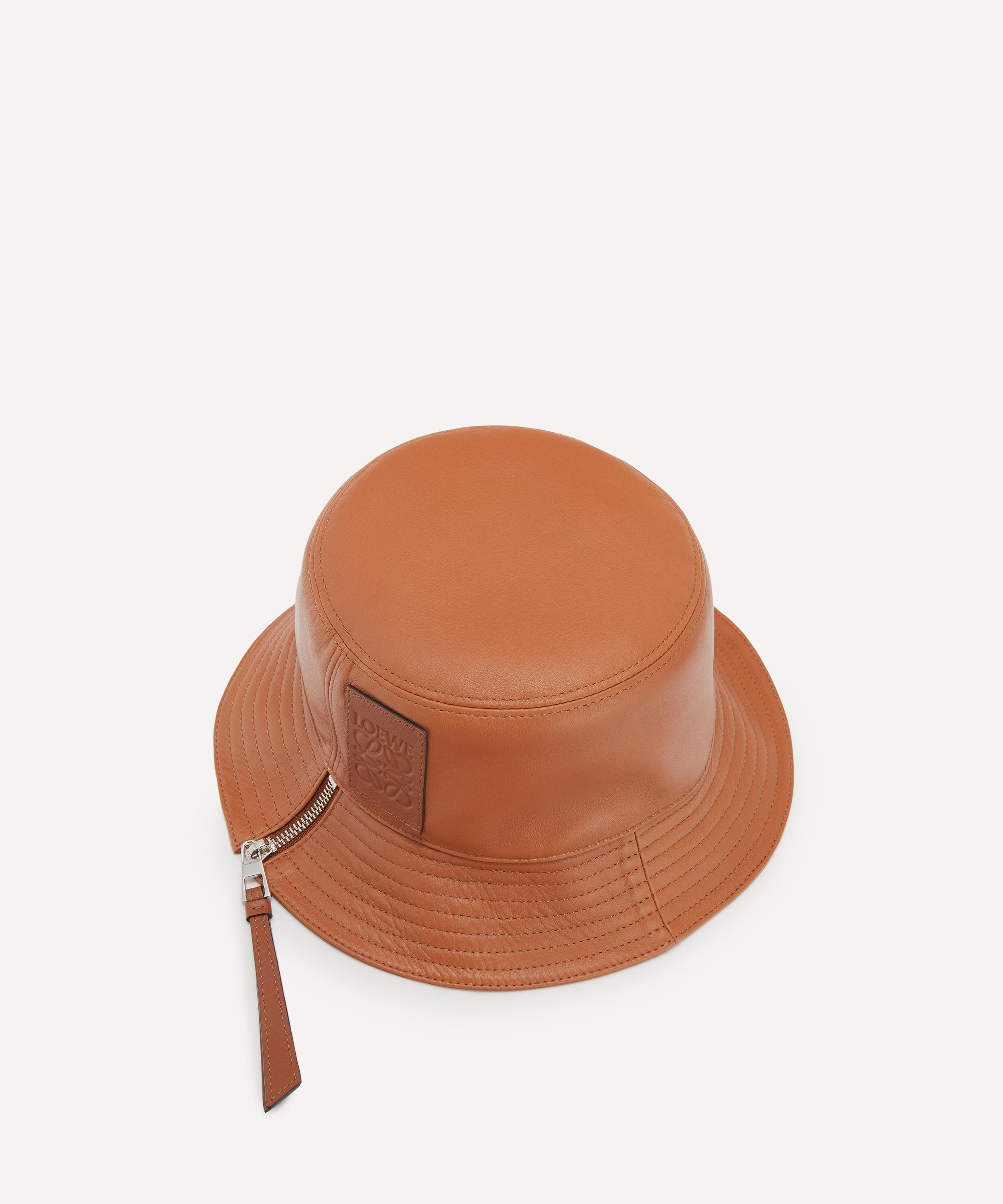 Leather store fisherman hat