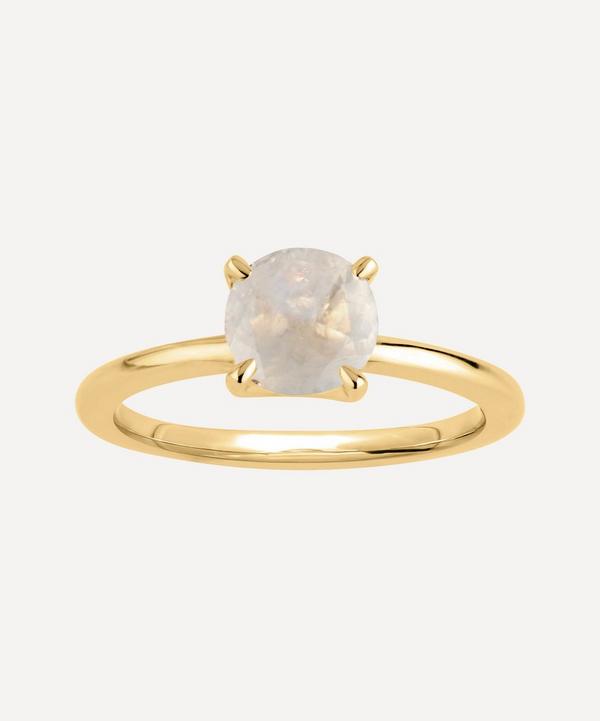 Dinny Hall - 14ct Gold Moonstone Ring image number null