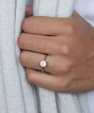 Dinny Hall - 14ct Gold Moonstone Ring image number 1