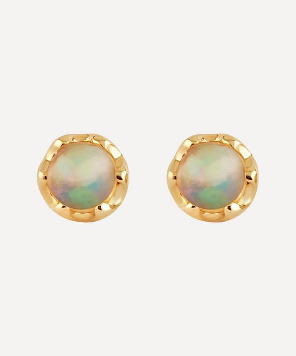 Dinny Hall - 14ct Gold Opal Stud Earrings image number null