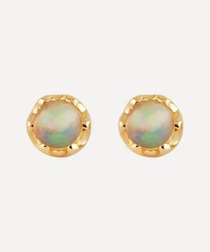 14ct Gold Opal Stud Earrings