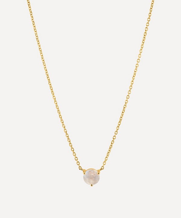 Dinny Hall - 14ct Gold Moonstone Pendant Necklace image number null