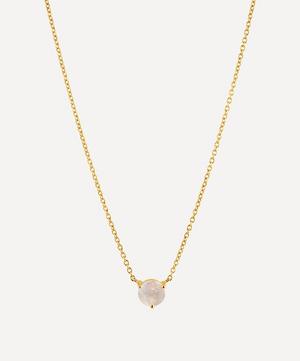 Dinny Hall - 14ct Gold Moonstone Pendant Necklace image number 0