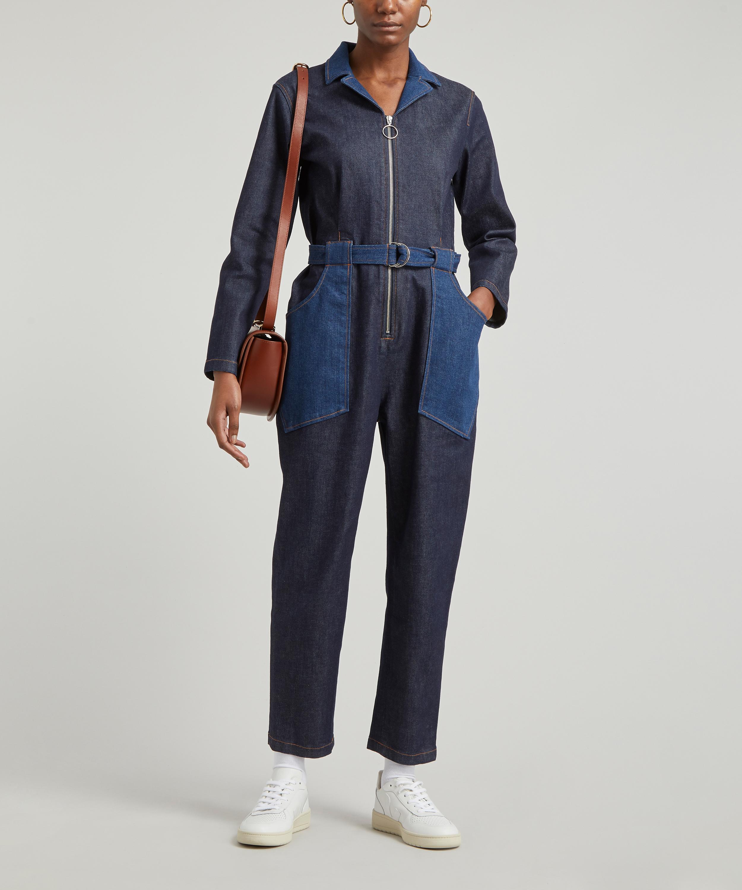 apc denim jumpsuit