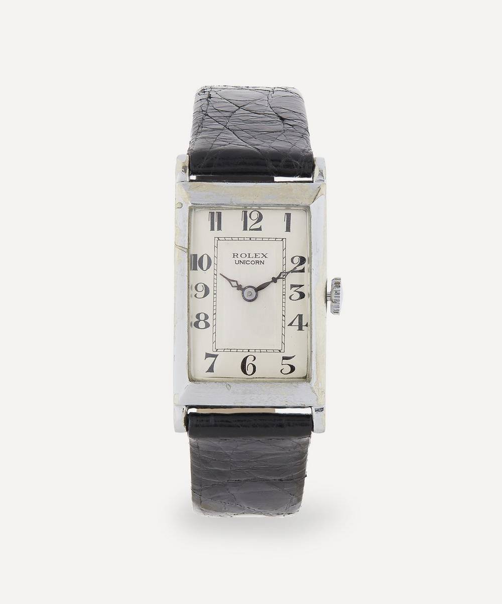 Designer Vintage - 1920s Rolex Unicorn White Metal Watch