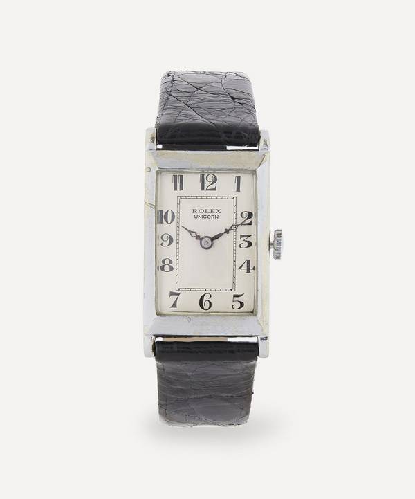 Designer Vintage - 1920s Rolex Unicorn White Metal Watch image number 0