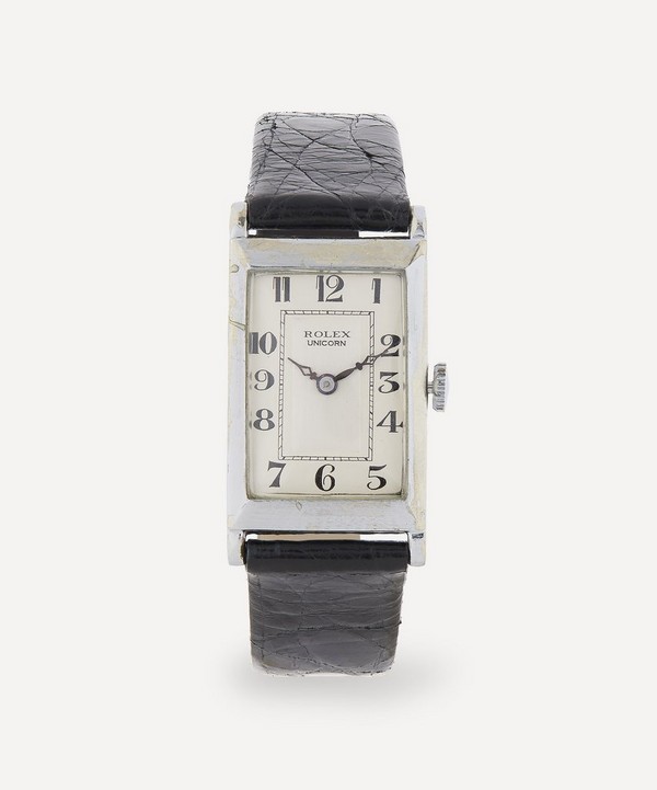 Designer Vintage - 1920s Rolex Unicorn White Metal Watch image number null