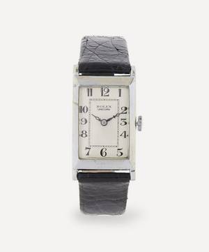 1920s Rolex Unicorn White Metal Watch