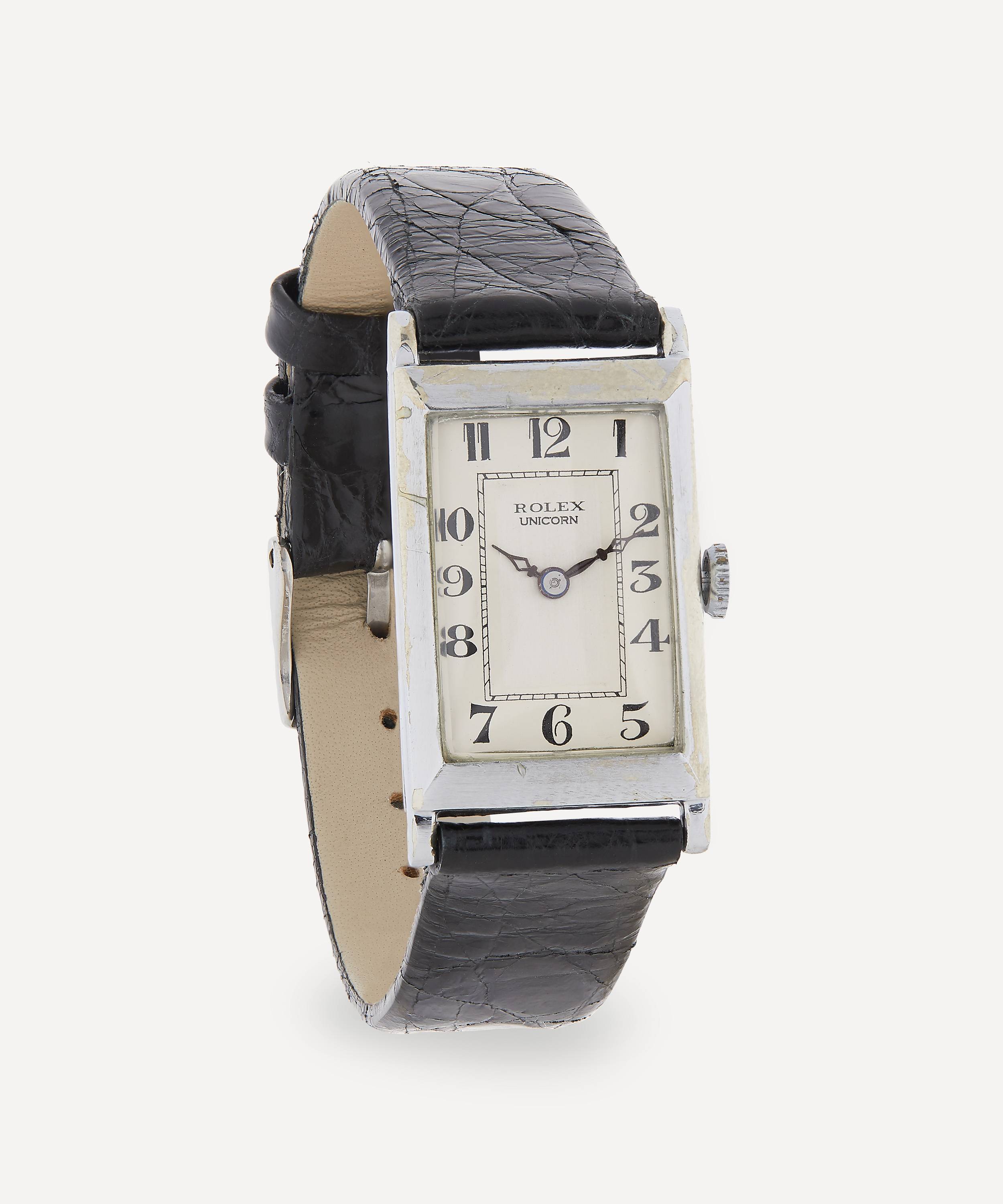 Vintage Rolex Unicorn White Metal Watch |
