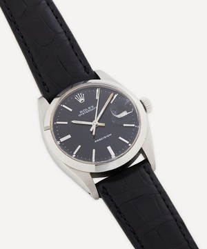 Designer Vintage - 1960s Rolex Oysterdate Precision White Metal Watch image number 3