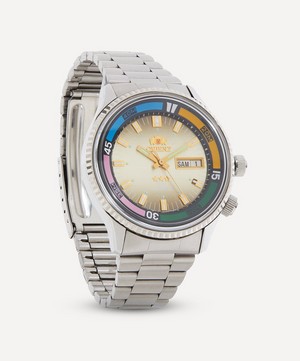 Designer Vintage - 1980s Orient Sea King White Metal Watch image number 1