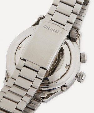 Designer Vintage - 1980s Orient Sea King White Metal Watch image number 4