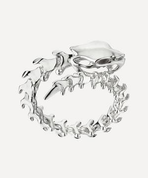 Silver Serpent's Trace Wrap Ring