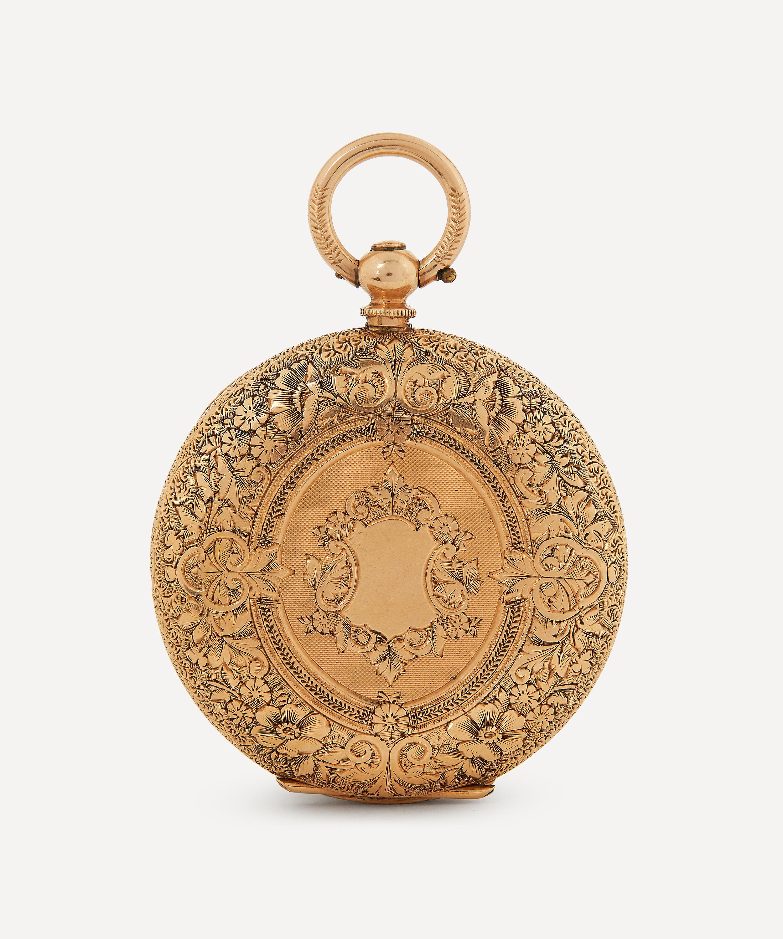 Designer Vintage - Victorian 14ct Gold Fob Watch image number 2