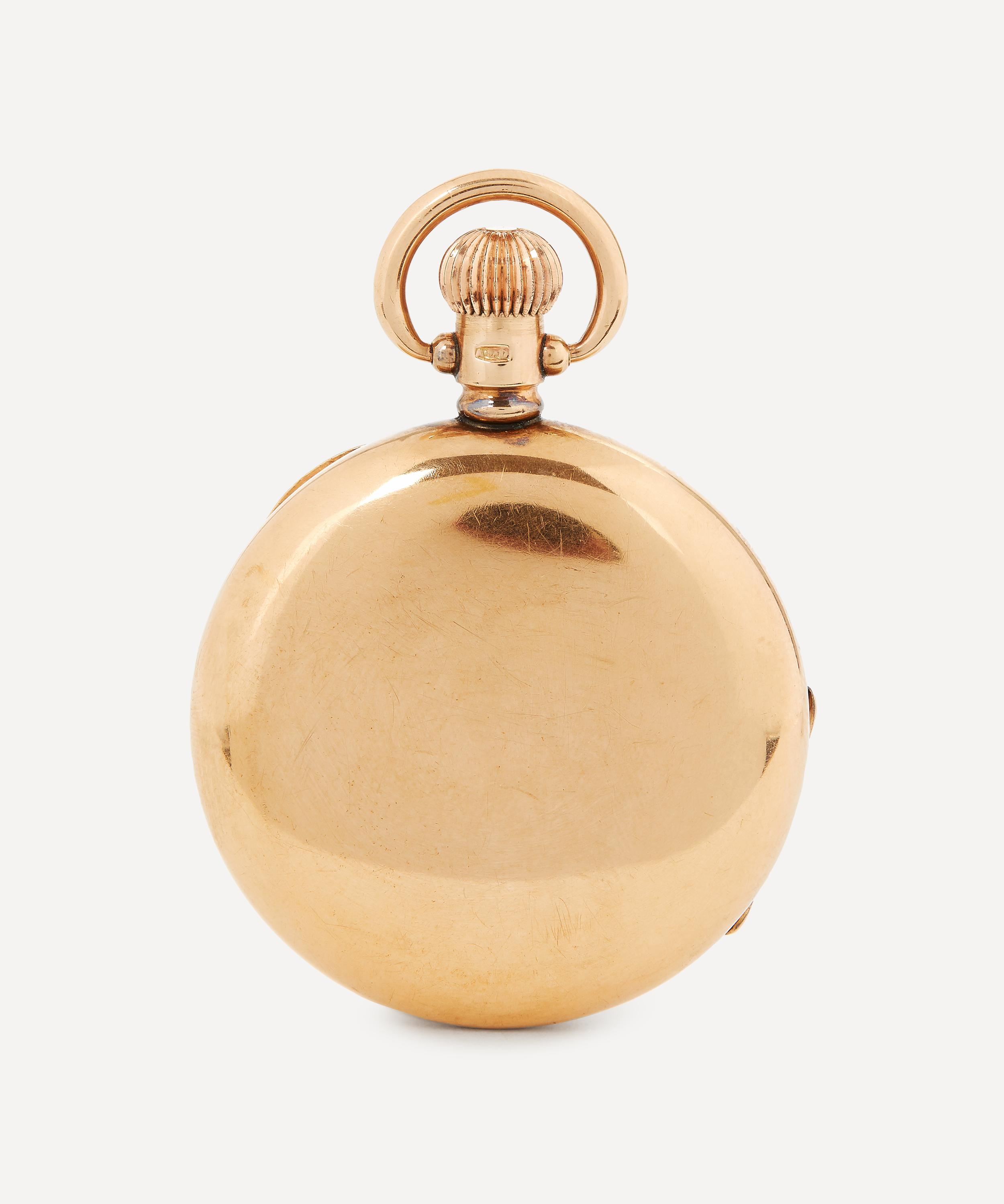 Designer Vintage - Edwardian Waltham 9ct Gold Fob Watch image number 2