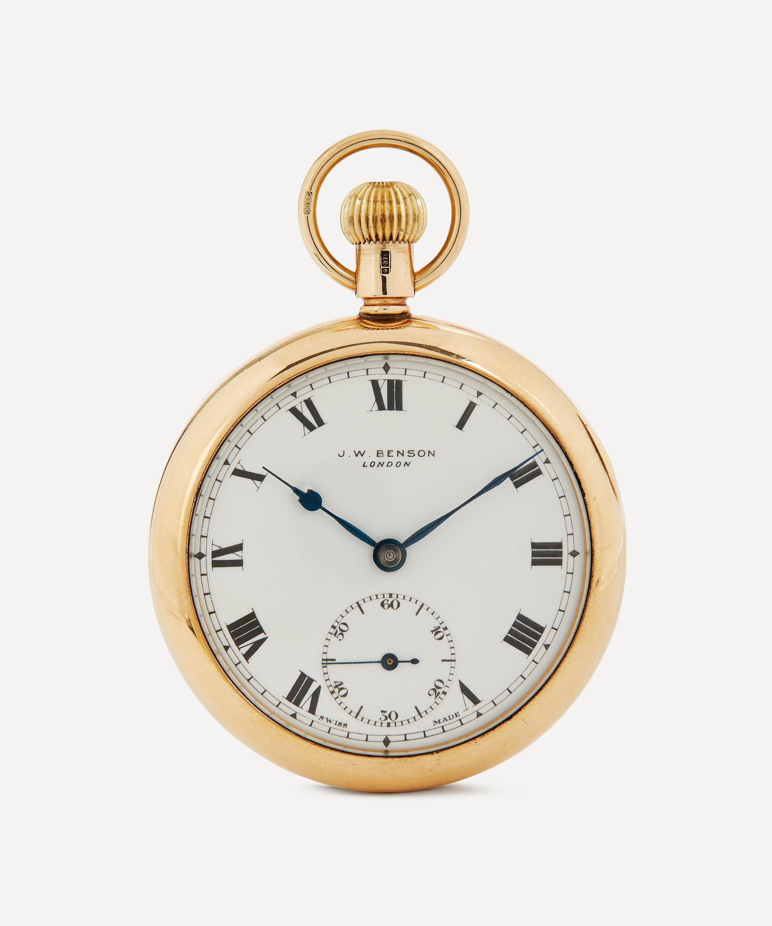 Jw benson gold pocket watch sale