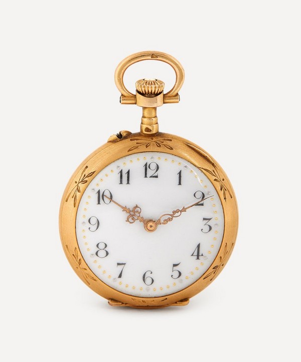 Designer Vintage - Victorian LeCoultre & Cie 18ct Gold Fob Watch image number null