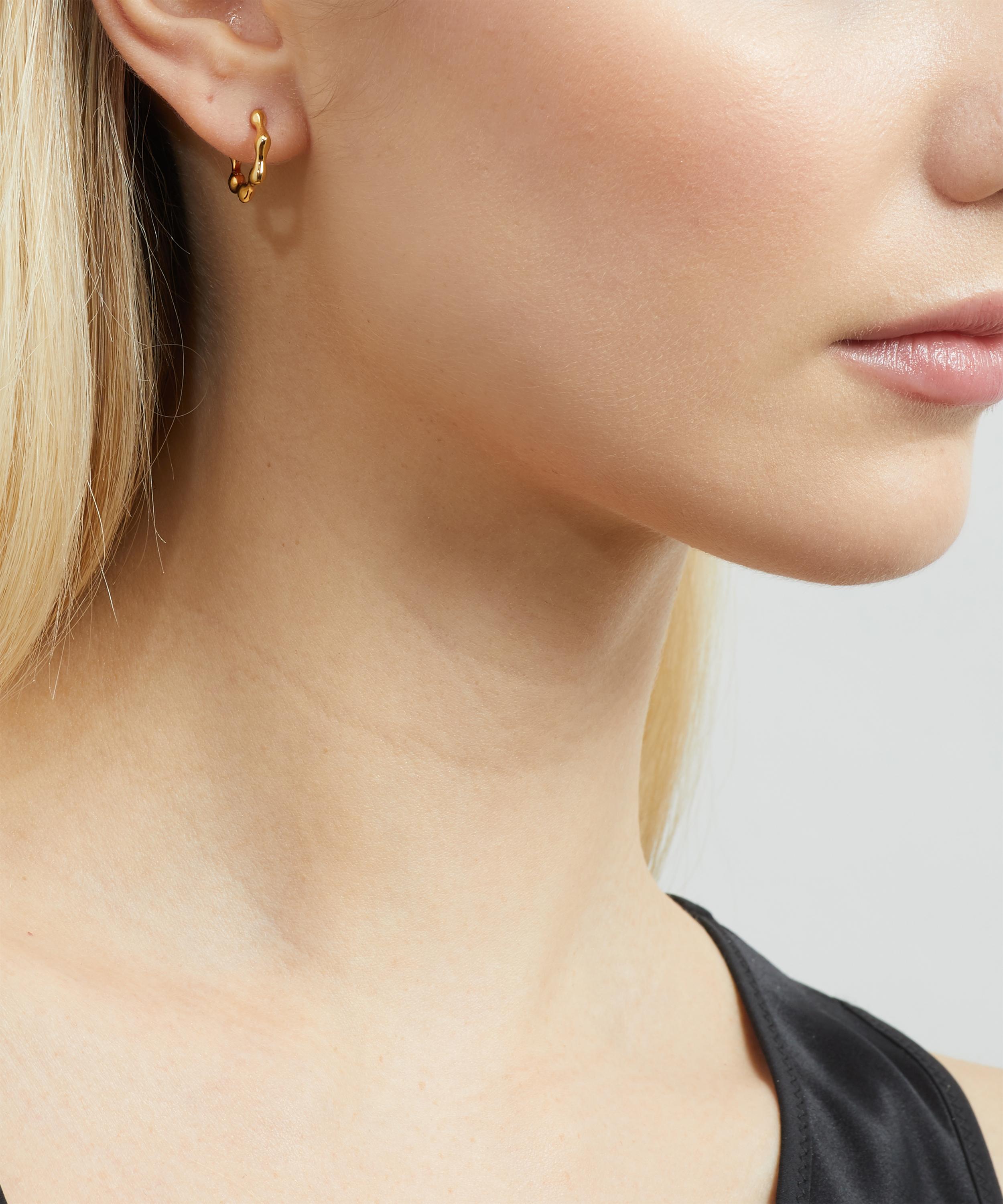 2020最新型 高品質 マリアブラック Milla Huggie 9 Pierced Earring