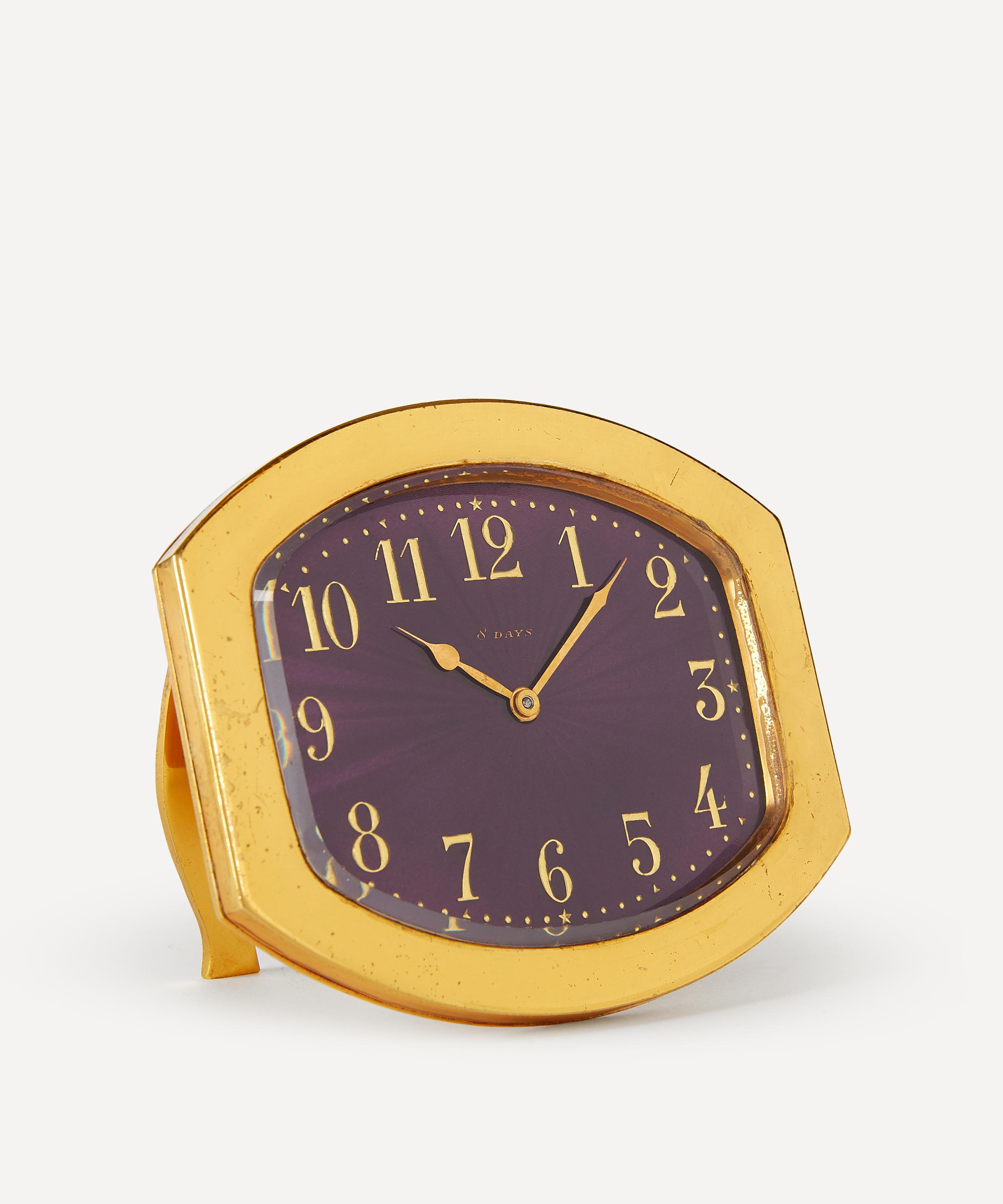 Designer Vintage - 1940s Doxa Gilt Clock image number 1