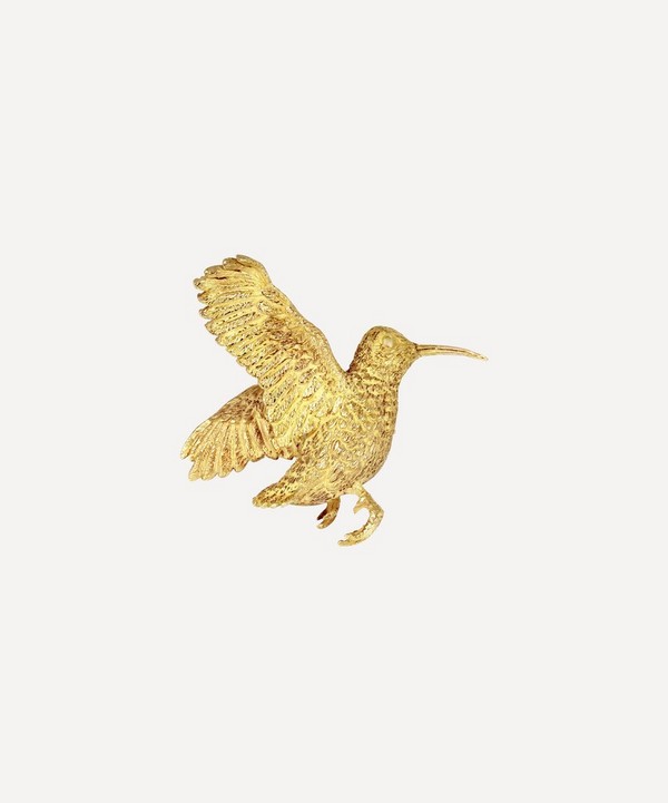 Kojis - Gold Hummingbird Brooch image number null