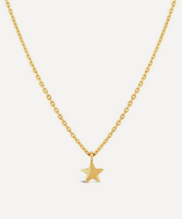 Dinny Hall - Gold Plated Vermeil Silver Bijou Mini Star Pendant Necklace image number null