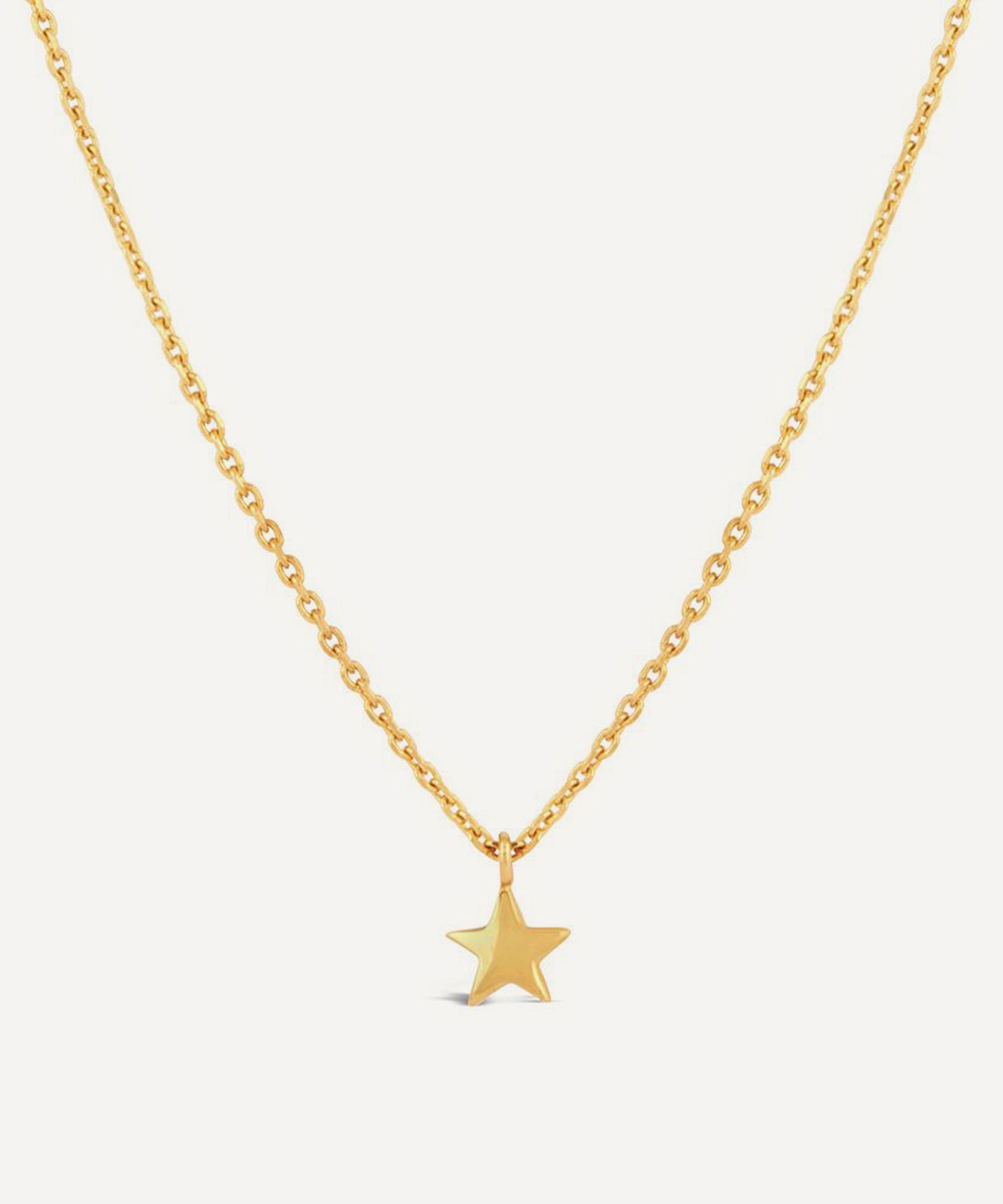 Dinny Hall - Gold Plated Vermeil Silver Bijou Mini Star Pendant Necklace image number null