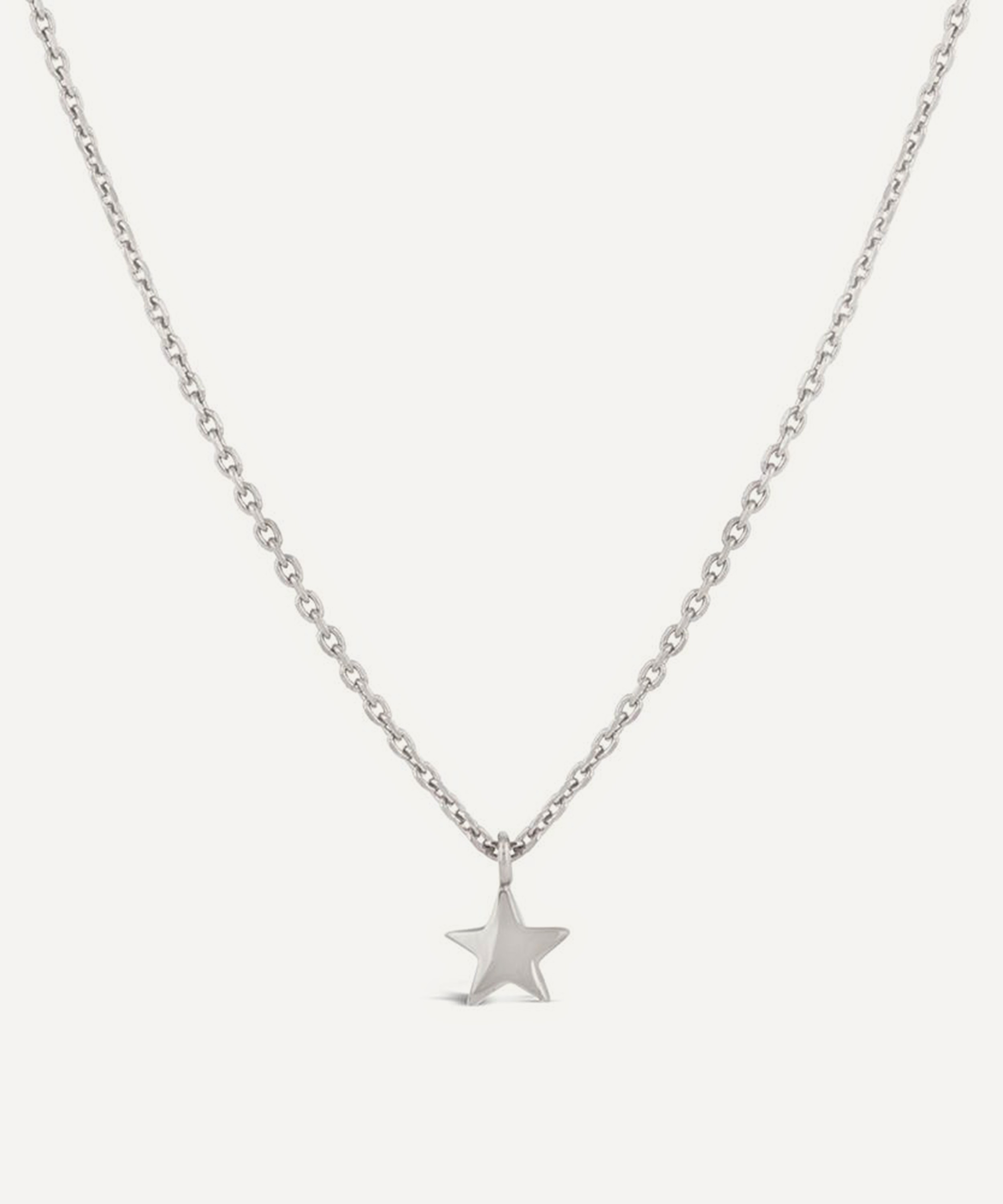 Dinny Hall - Sterling Silver Bijou Mini Star Pendant Necklace image number 0