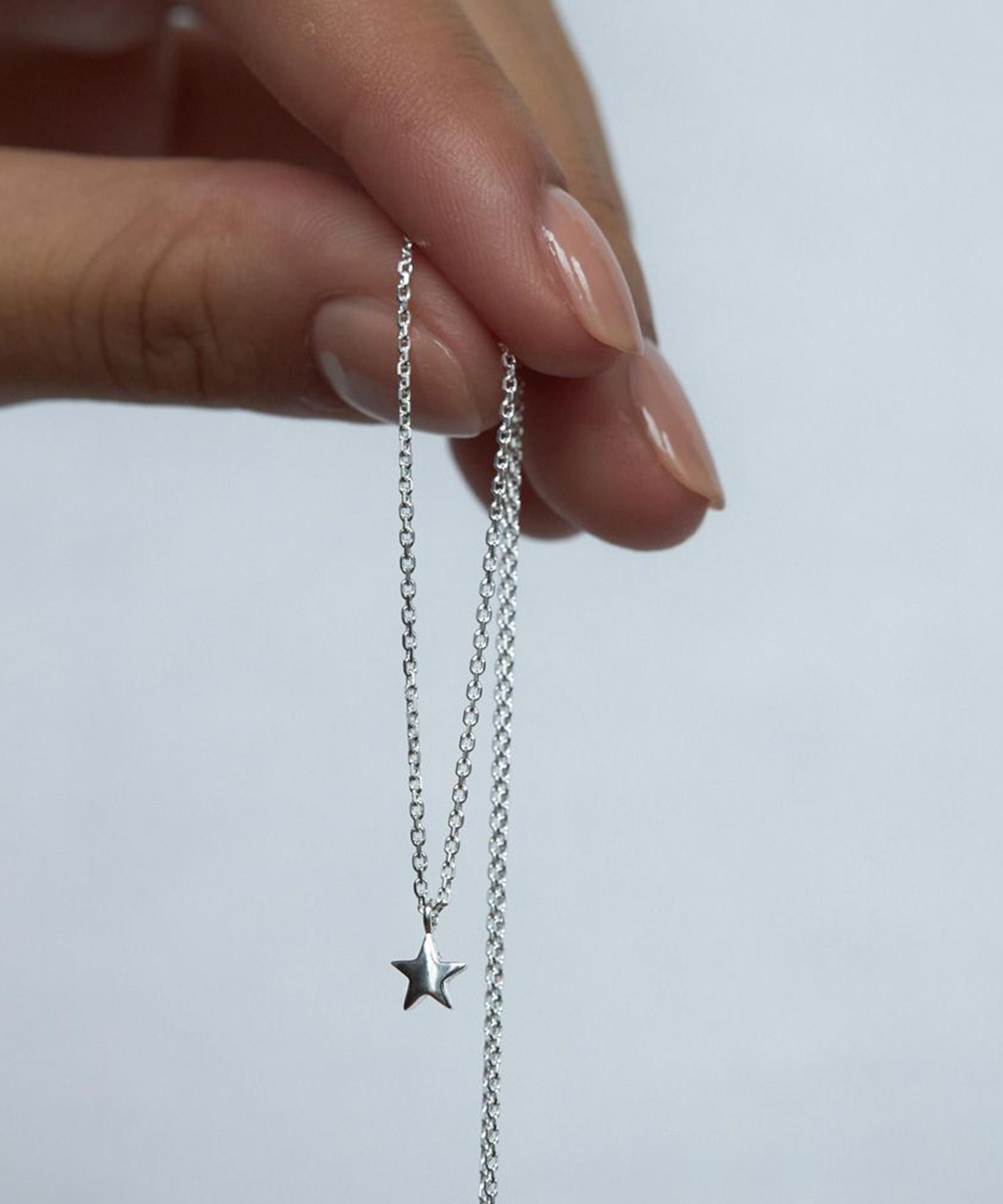 Dinny Hall - Sterling Silver Bijou Mini Star Pendant Necklace image number 2