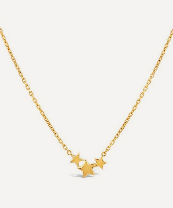 Dinny Hall - Gold Plated Vermeil Silver Bijou Trio Scoop Star Pendant NecklaceGold Plated Vermeil Silver Bijou Trio Scoop Star Pendant Necklace image number null
