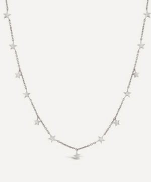 Sterling Silver Bijou Galaxy Star Pendant Necklace