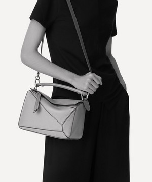 Loewe - Small Puzzle Leather Shoulder Bag image number 1