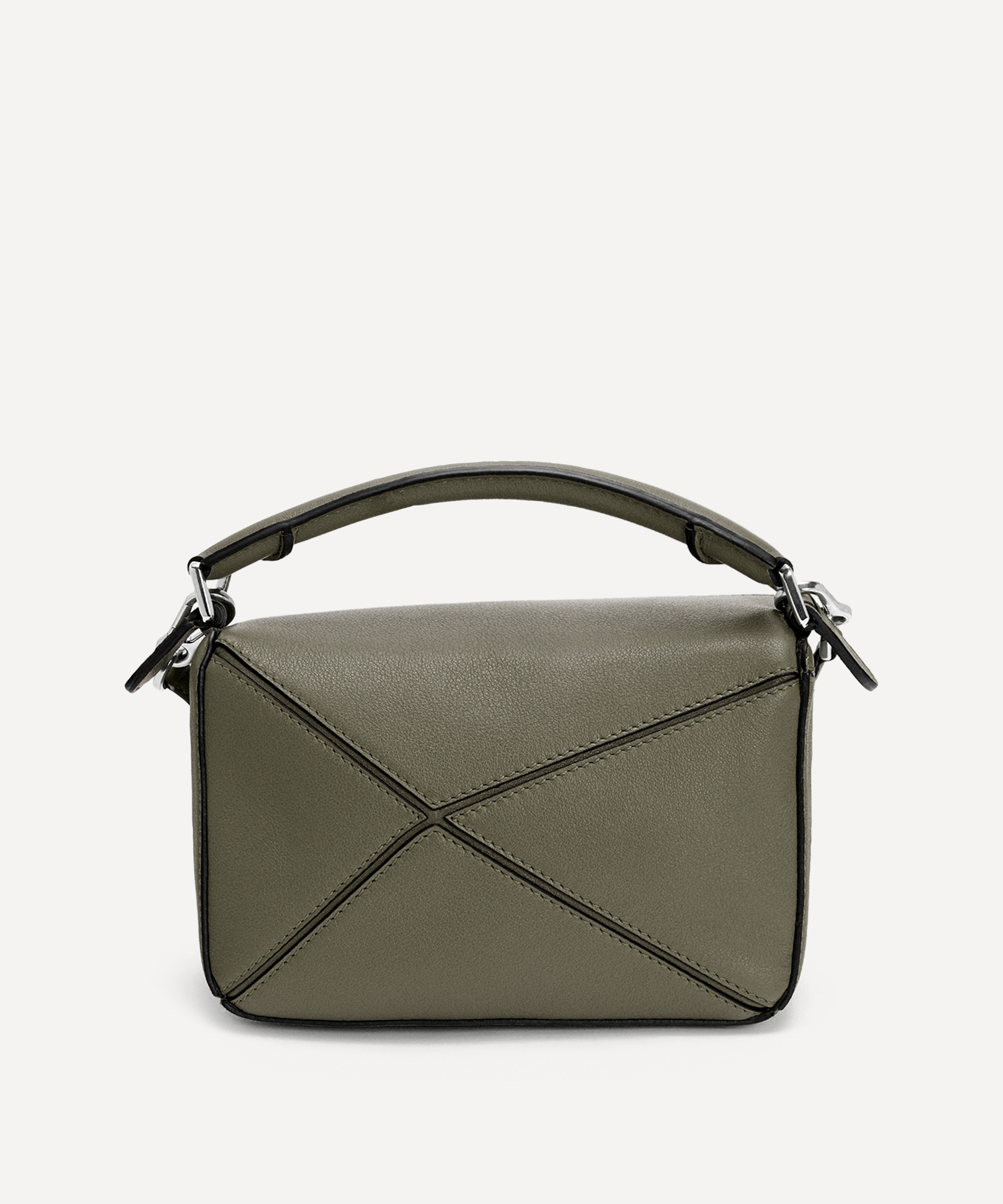 Loewe - Mini Puzzle Leather Shoulder Bag image number 3
