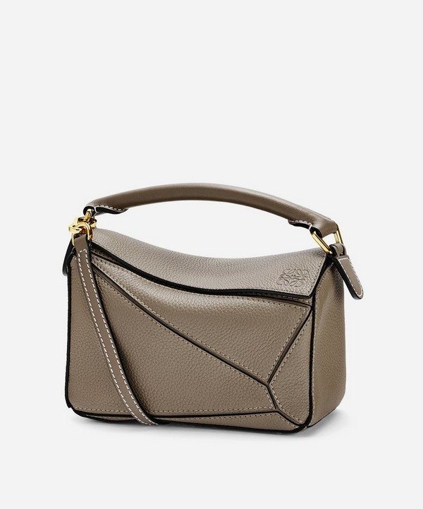 Loewe - Mini Puzzle Leather Shoulder Bag image number null