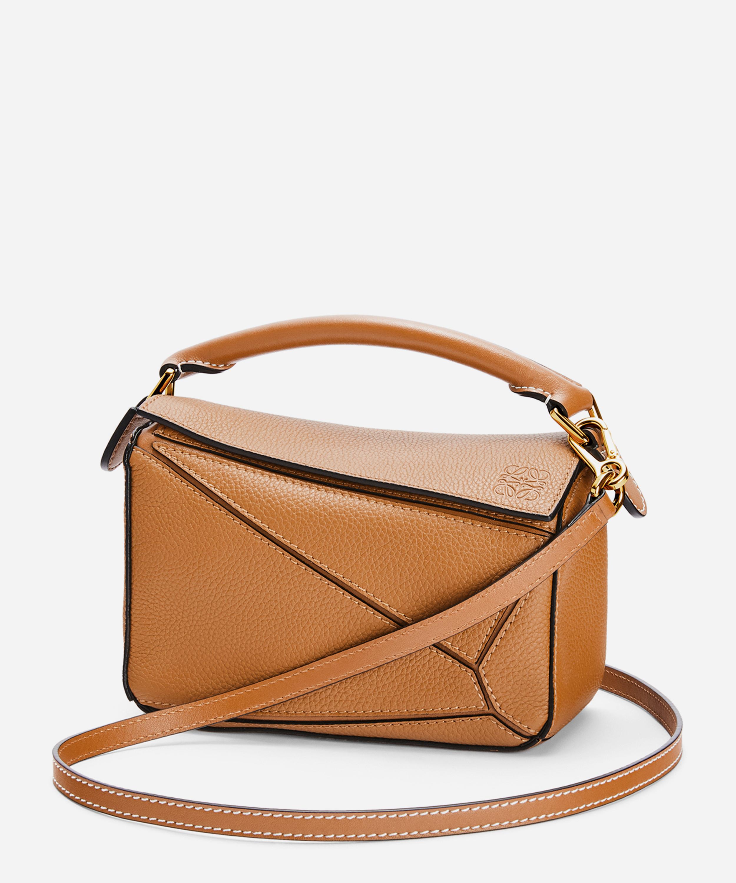 Loewe - Mini Puzzle Leather Shoulder Bag image number 1