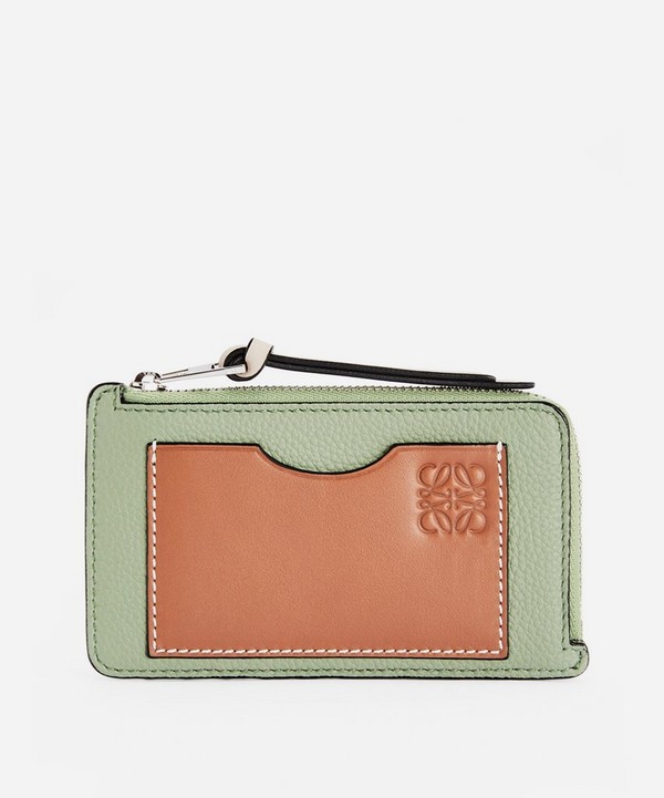 Loewe - Leather Multicolour Coin Card Holder image number null