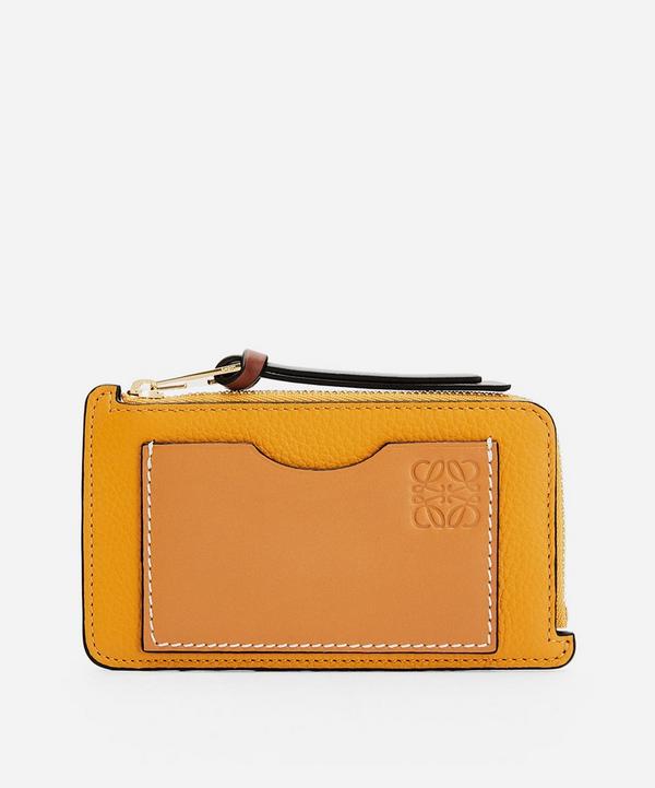 Loewe - Leather Multicolour Coin Card Holder image number null