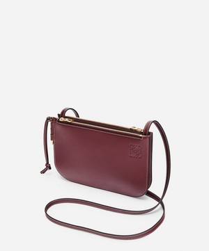 Loewe - Gate Calfskin Leather Double Zip Pouch image number 2
