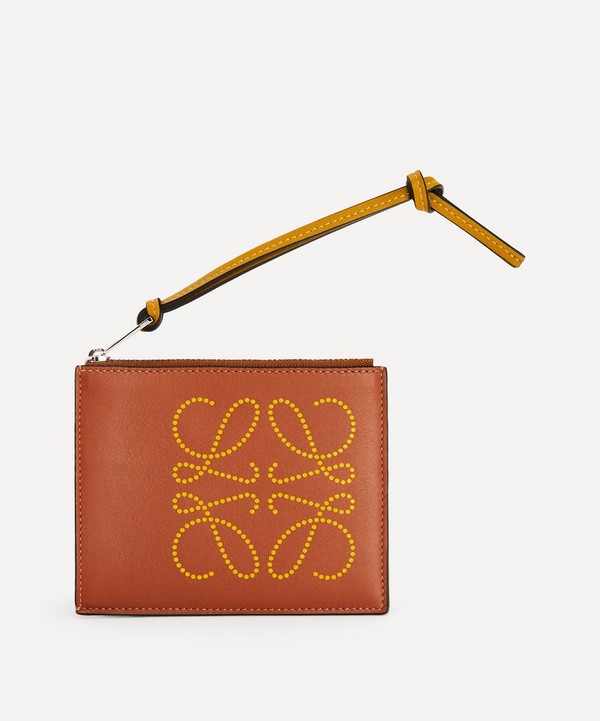 Loewe - Brand Leather Coin Six Card Holder image number null