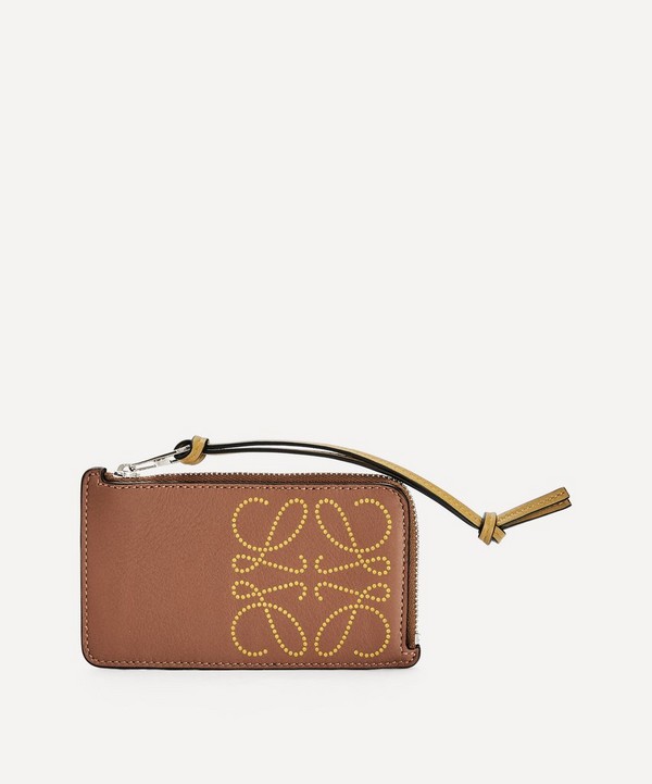 Loewe - Brand Leather Coin Card Holder image number null