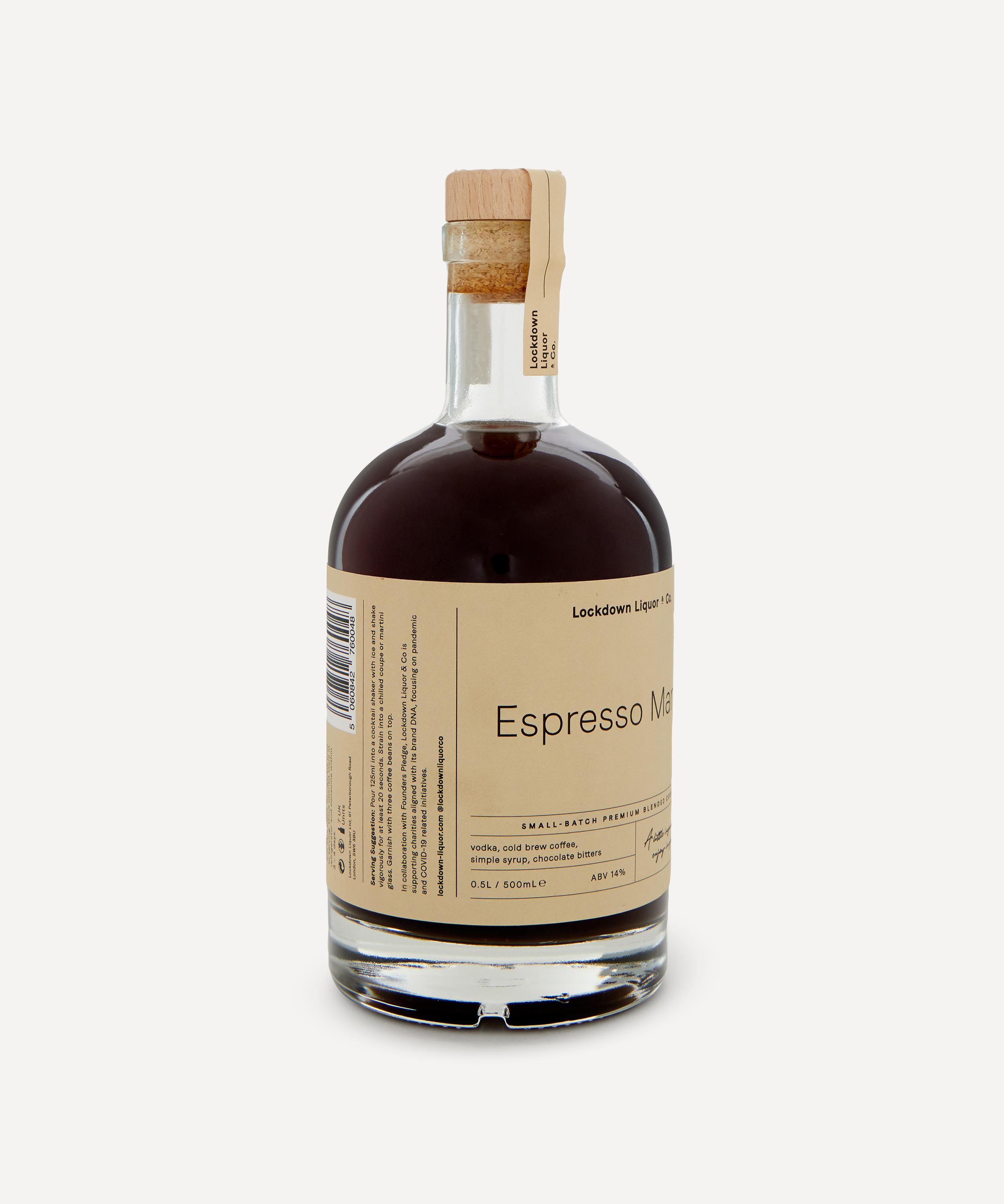 Lockdown Liquor & Co. - Espresso Martini Pre-Mixed Cocktail 500ml image number 1