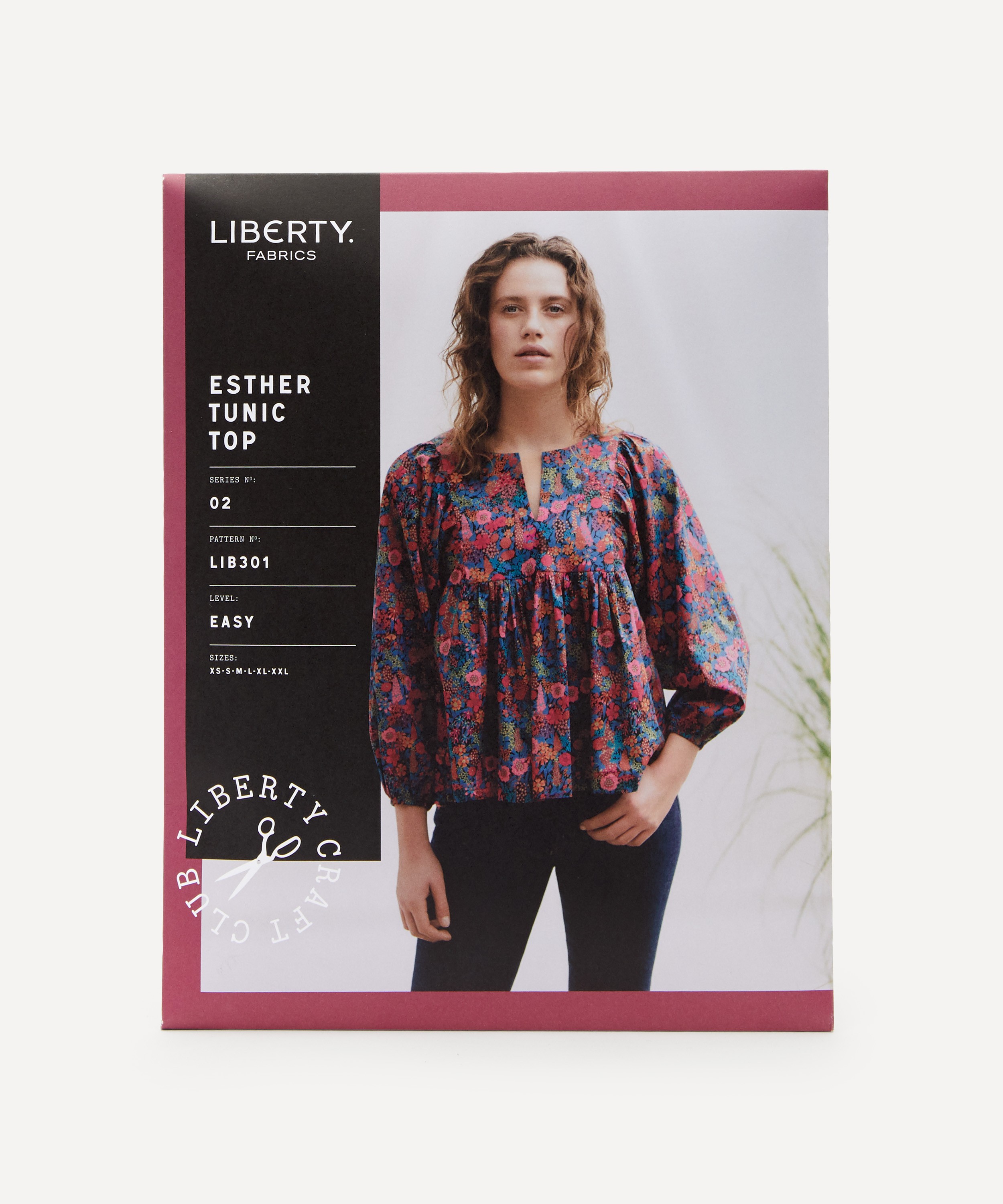 Liberty Fabrics Esther Tunic Top Sewing Pattern Size XS-XXL