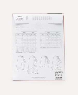 Liberty Fabrics - Zina Wrap Skirt Sewing Pattern Size 6-14 image number 2