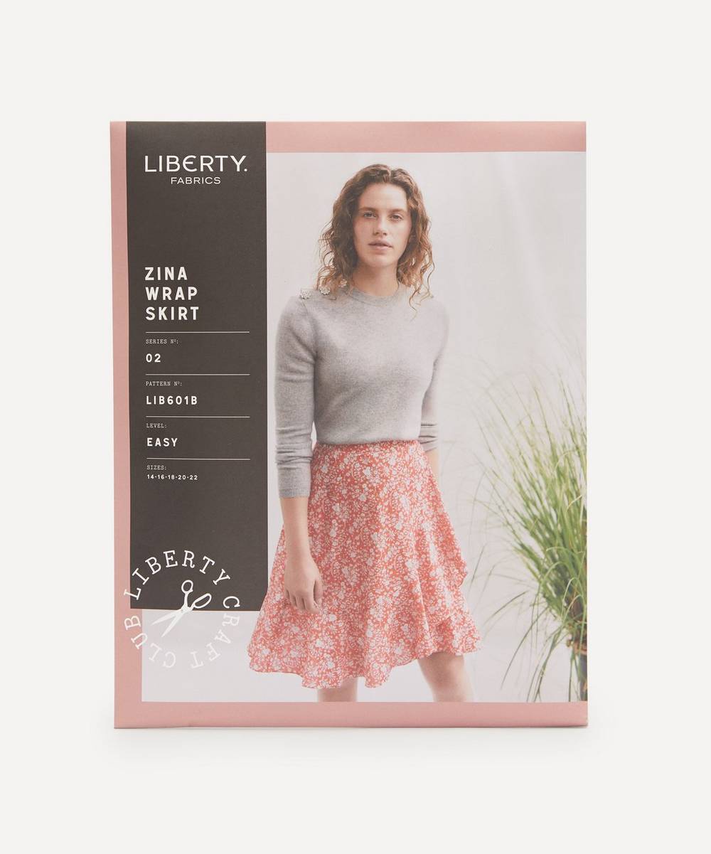 Liberty Fabrics - Zina Wrap Skirt Sewing Pattern Size 14-22