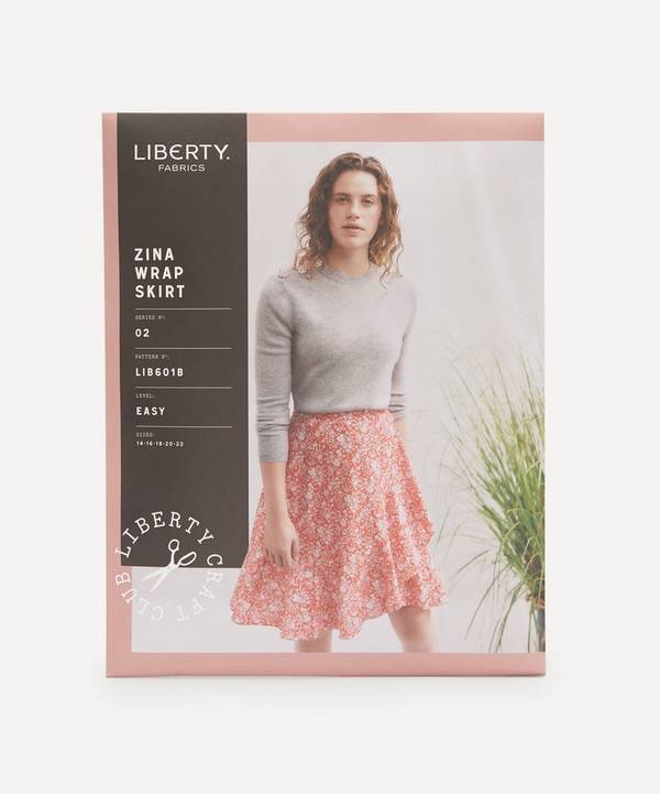 Liberty Fabrics - Zina Wrap Skirt Sewing Pattern Size 14-22 image number 0