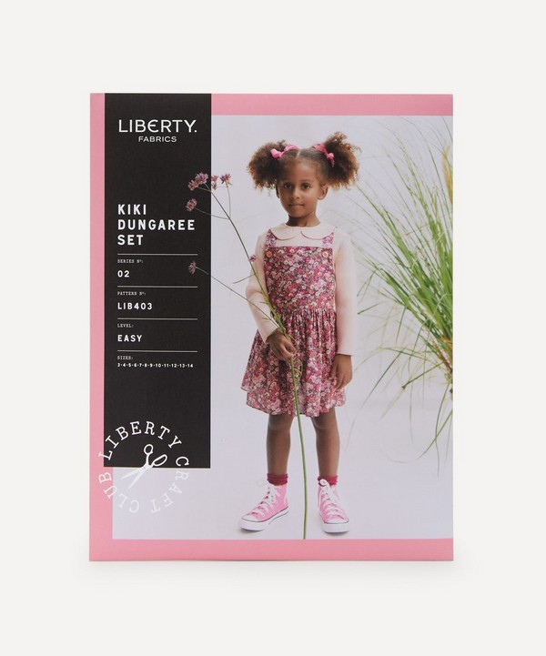 Liberty Fabrics - Kiki Dungaree Set Sewing Pattern Ages 3-14 Years image number null