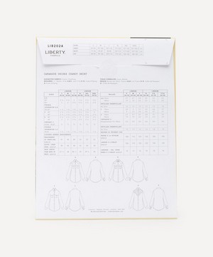 Liberty Fabrics - Camargue Cowboy Shirt Sewing Pattern Size S-L image number 2