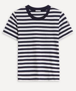 Moncler - Striped Cotton T-Shirt image number 0
