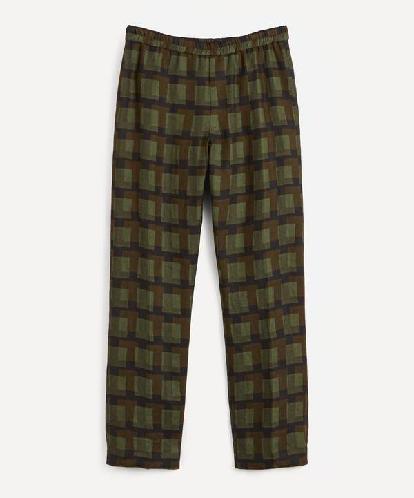 Dries Van Noten - Check Linen Trousers image number 0