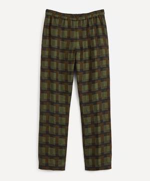 Check Linen Trousers