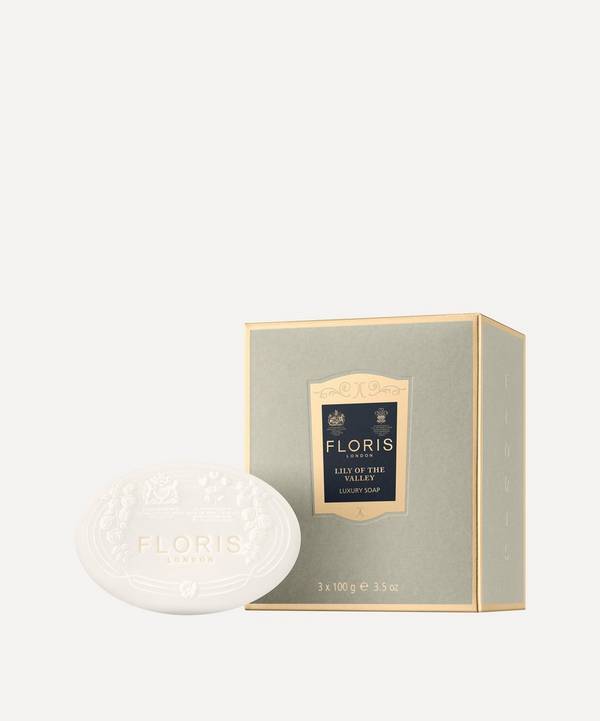 Floris London - Lily of the Valley Luxury Soap 3 x 100g